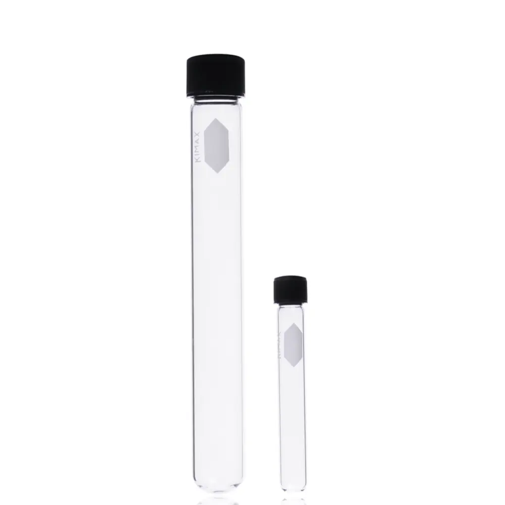 KIMBLE KIMAX Reusable Screw Thread Culture Tube with unattached Cap