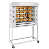 Rotisol FB1160-4G-SS FlamBoyant Infrared Rotisserie Oven Gas, Countertop, 4 Spit