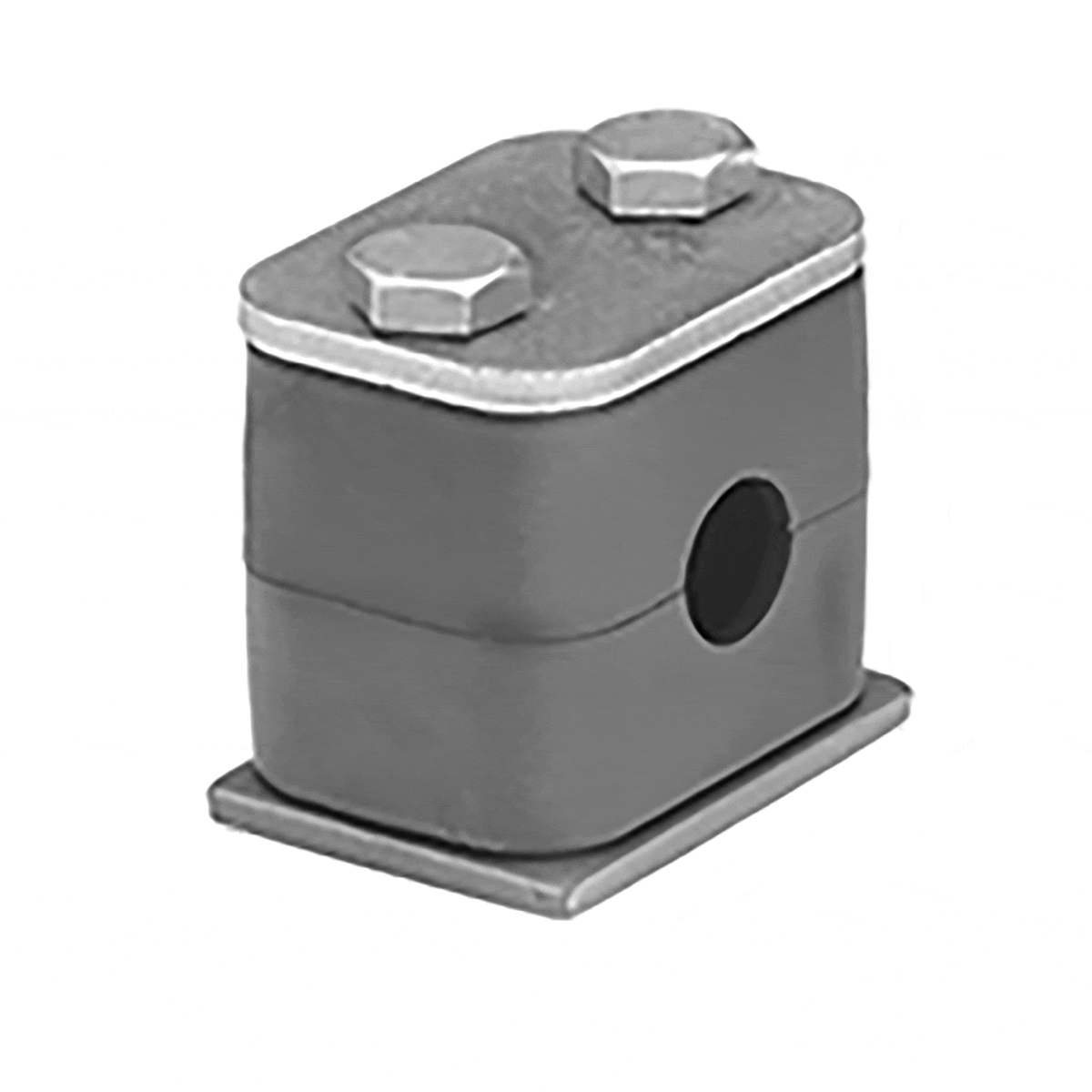 CCI Vibration Dampening Clamp 2 1/2" ID Polypropylene