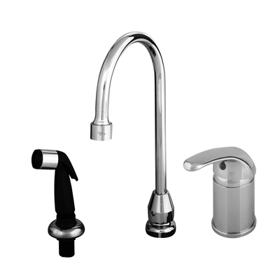 T&S Brass B-2743 Single Lever Side Mount Control Sidespray