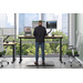 PLTEAB4872E3S2MWF24  DELUXE ELECTRIC HEIGHT ADJUSTABLE TABLE BASE - BLACK