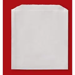 6.5 X 6 X .75" SANDWICH AND UTILITY BAG, GREASE RESISTANT, WHITE, 6000/CASE