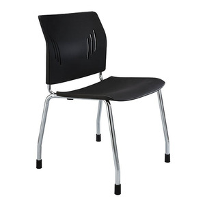 3084 AGENDA PLUS 4-LEG SIDE CHAIR - Black