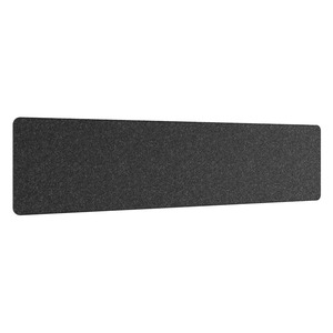 PLTPETP 15"H x 64"W PET PRIVACY PANEL - Charcoal