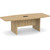  8' Classic Boat Shape Conference Table with Panel Base - Aspen