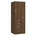 CLAST1018N, PL286/287 NARROW WARDROBE, CABINET, BOX/BOX/FILE - Modern Walnut