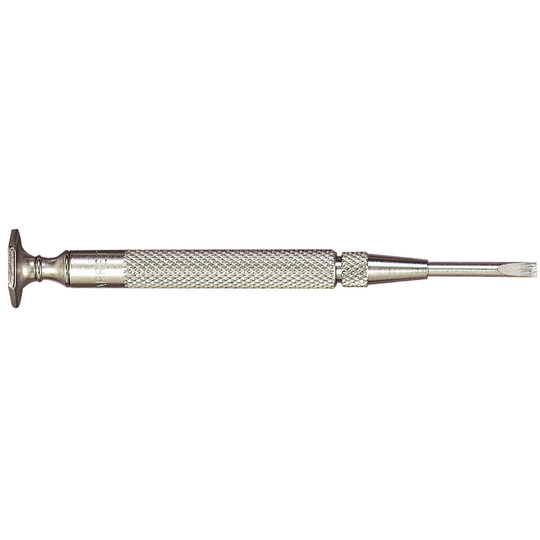STARRETT 555E Jewellers Screw Driver, .100In (2.5mm) Blade