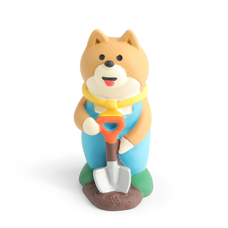 Figurine Dog Farmer