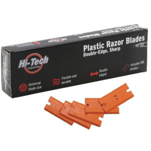 Plastic Double edge Razor Blades 100 Per Box