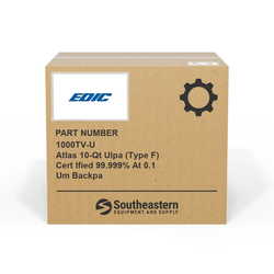 Edic - 1000TV-U - Atlas 10-Qt Ulpa (Type F) Cert Ified 99.999% At 0.1 Um Backpa