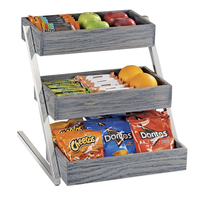 Cal-Mil 3449-3-83 16"W x 20"D x 15-1/2"H Ashwood Merchandiser