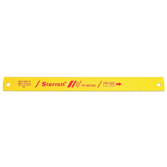 STARRETT BS1406-6 14 x 1-3/8 x .062 x 6T, Bi-Metal