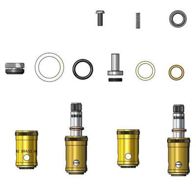 T&S Brass B-7K-NS Eterna Cartridge Repair Kit Includes: (12) Lever Hand Screws