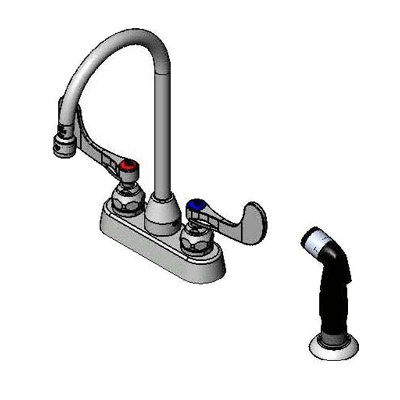 T&S Brass B-1170 Faucet Workboard Deck Mount