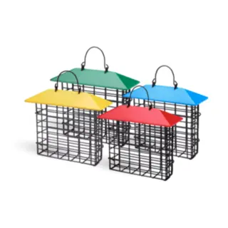 Single Suet Feeder with Weather Guard