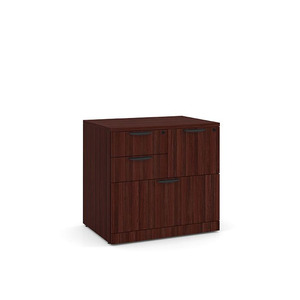 PL114 30"W LATERAL BBF COMBO-MAHOGANY