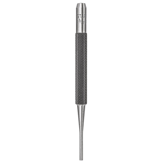 STARRETT 565B Drive Pin Punch, 3/32" Diam X 4" L