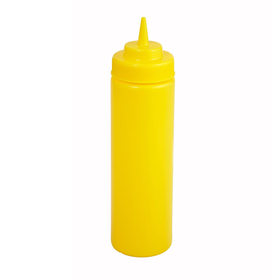 Winco PSW-24Y 24 Oz. Squeeze Bottle