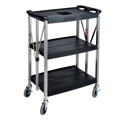 Winco UCF-2916K 3-Tier Folding Utility Cart