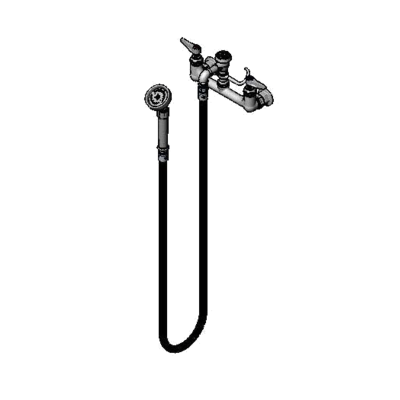 T&S Brass B-0168 Spray Assembly Wall Mounted Mixing Faucet with Control Valve