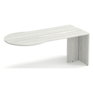 PL106 71" CONFERENCE BULLET Q TOP- SILVER BIRCH