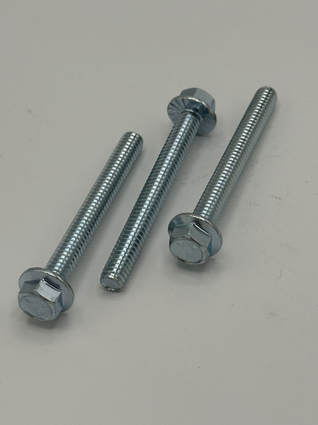 1/4" - 20 X 1 3/4" IFI-111 SERRATED HEX FLANGE SCREW SAE J429 GR 5 ZINC TRIVALENT CLEAR