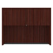 PL125 47" HUTCH WITH DOORS- Mahogany