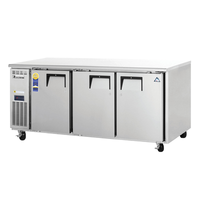 Everest ETF3 Undercounter Worktop Freezer 3 Doors, 115v, NSF - 22.0 cu. ft.