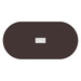 PL135T RACE TRACK SHAPE 71x35 TOP- ESPRESSO
