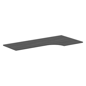 PLT723624R 72" CORNER EXTENSION WORK SURFACE TOP: RIGHT- COASTAL GRAY
