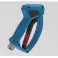 SGS28 Light Blue Spray Gun w/Nickel Plated Brass SS Swivel Inlet
