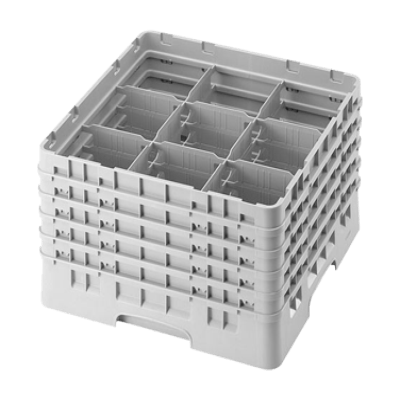 Cambro 9S958186 Camrack Glass Rack with 5 Extenders