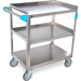 Carlisle UC5031827 18" x 27" 3-Shelf Stainless Steel Utility Car