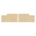 PL39MOD2 PAIR MODESTY PANELS- MAPLE