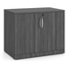 PL113 35"W DOUBLE DOOR CABINET- Newport Gray