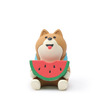Figurine Shiba Dog with Watermelon