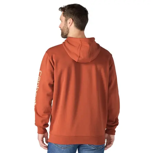 CARHARTT K288 - Loose Fit Midweight Logo Sleeve Graphic Sweatshirt - Homestead Red