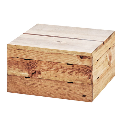 Cal-Mil 3628-7-99 12"W x 12"D x 7"H Madera Crate Riser