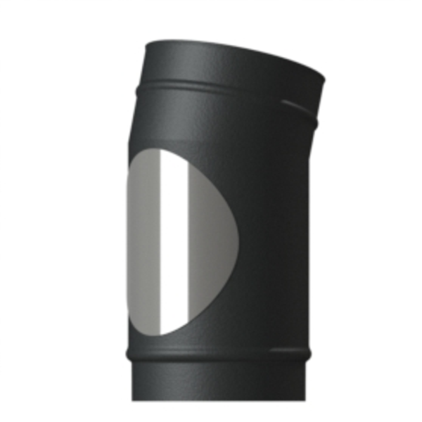 150mm VED 15 Degree Elbow Matt Black