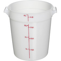 Cambro RFS4148 Poly 4 qt. Round Food Storage Containers