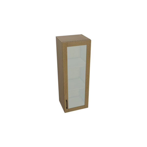 Artesia Glass Door Wall Cabinet Kit - 15”x 42” X 13”