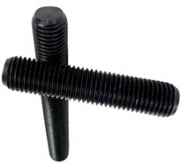 7/16" - 20 X 1" FULLY THREADED STRAIGHT ROD SAE J429 GR 8 PLAIN