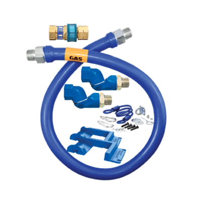 Dormont Manufacturing 1675BPQ2SR48BXPS Dormont Blue Hose Gas Connector Hose Assembly 3/4" Dia.