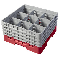 Cambro 9S800163 Camrack Glass Rack with 4 Extenders