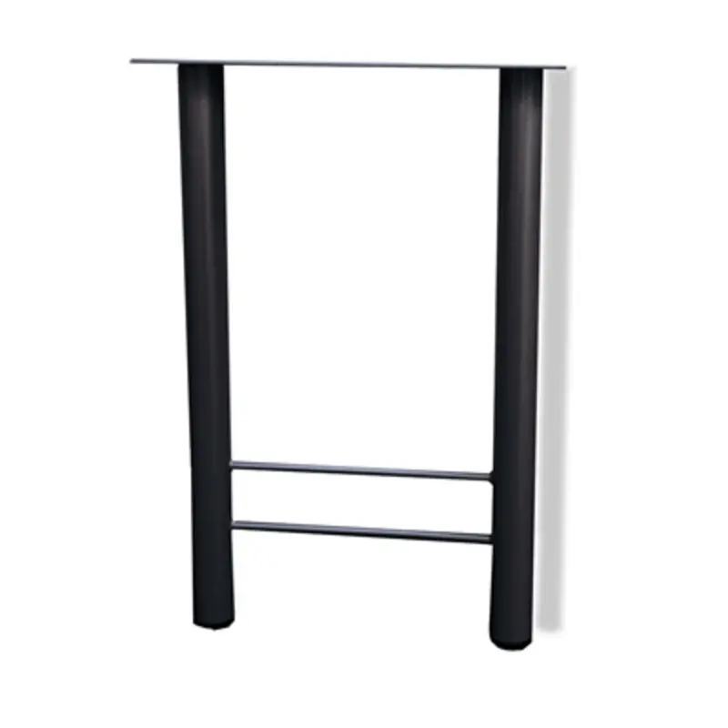 H DOUBLE PENINSULA LEG 24" BLACK UMBER