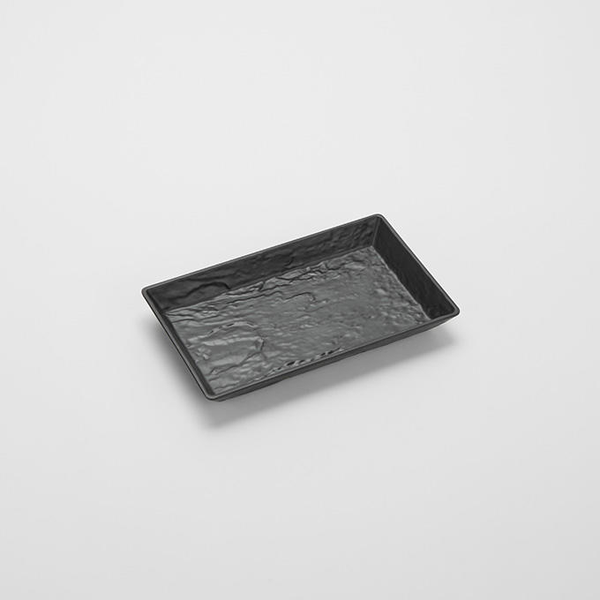Black Faux Slate Melamine Platters