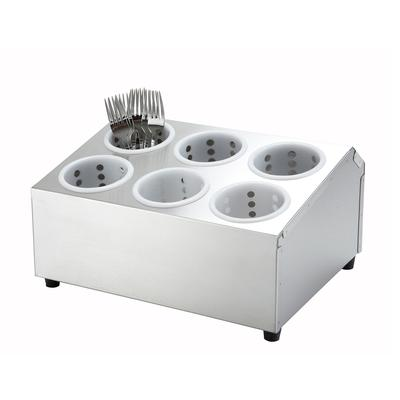 Winco FC-6H Flatware Cylinder Holder 6 Holes