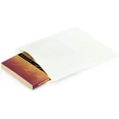 12 X 15" WHITE KRAFT PAPER MERCHANDISE BAG 1000/CA   14872