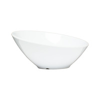 Thunder Group CR806W 24 oz 91/4" Diameter x 23/4" Low Side Height (5" High Side Height) Cascade Bowl