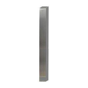 PLTSQPOST41BRU 41" SQUARE POST- BRUSHED METAL